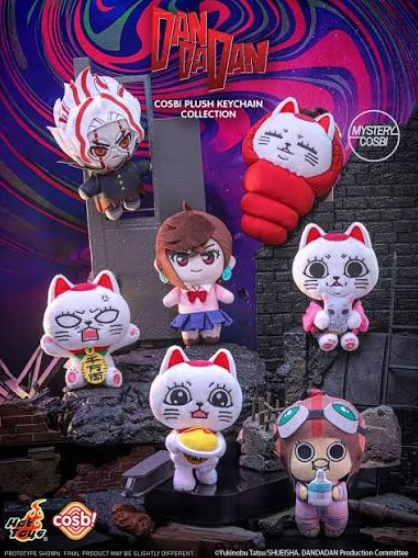 Hot toys cosbi 胆大党we became a family毛绒挂件盲盒