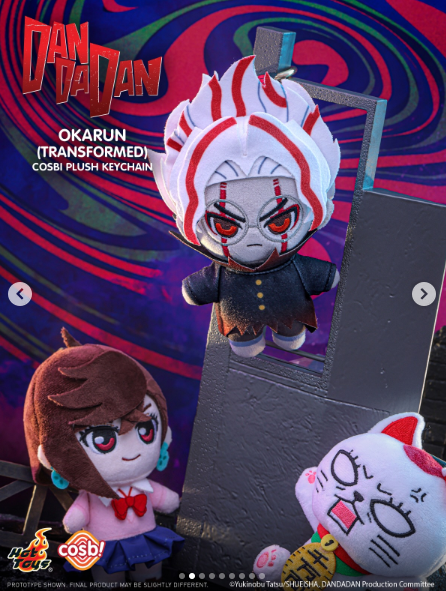 Hot toys cosbi 胆大党we became a family毛绒挂件盲盒