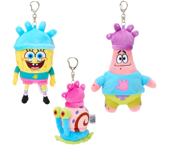 SpongeBob SquarePants Mascot Keyring: Glove World (Japan Limited)