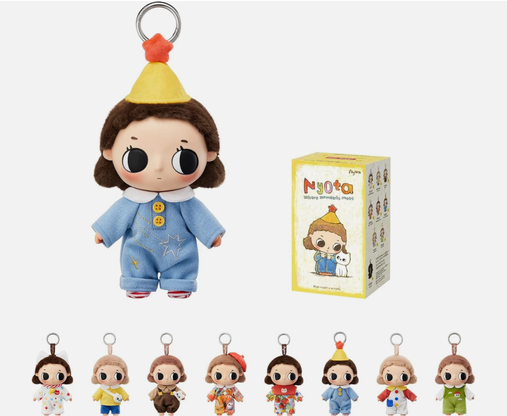 POP MART Nyota Where Moments Meet Series 毛绒挂件盲盒