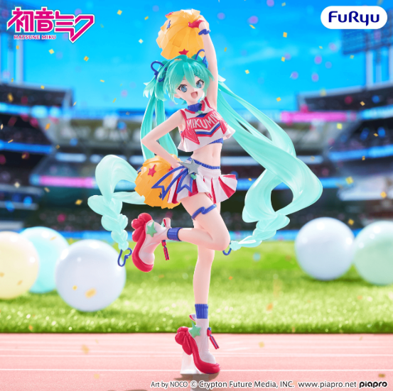 (PRE-ORDER 2027Q2) Hatsune Miku Muchute Figure -Cheerleader ver.-