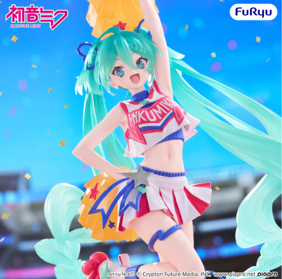 (PRE-ORDER 2027Q2) Hatsune Miku Muchute Figure -Cheerleader ver.-