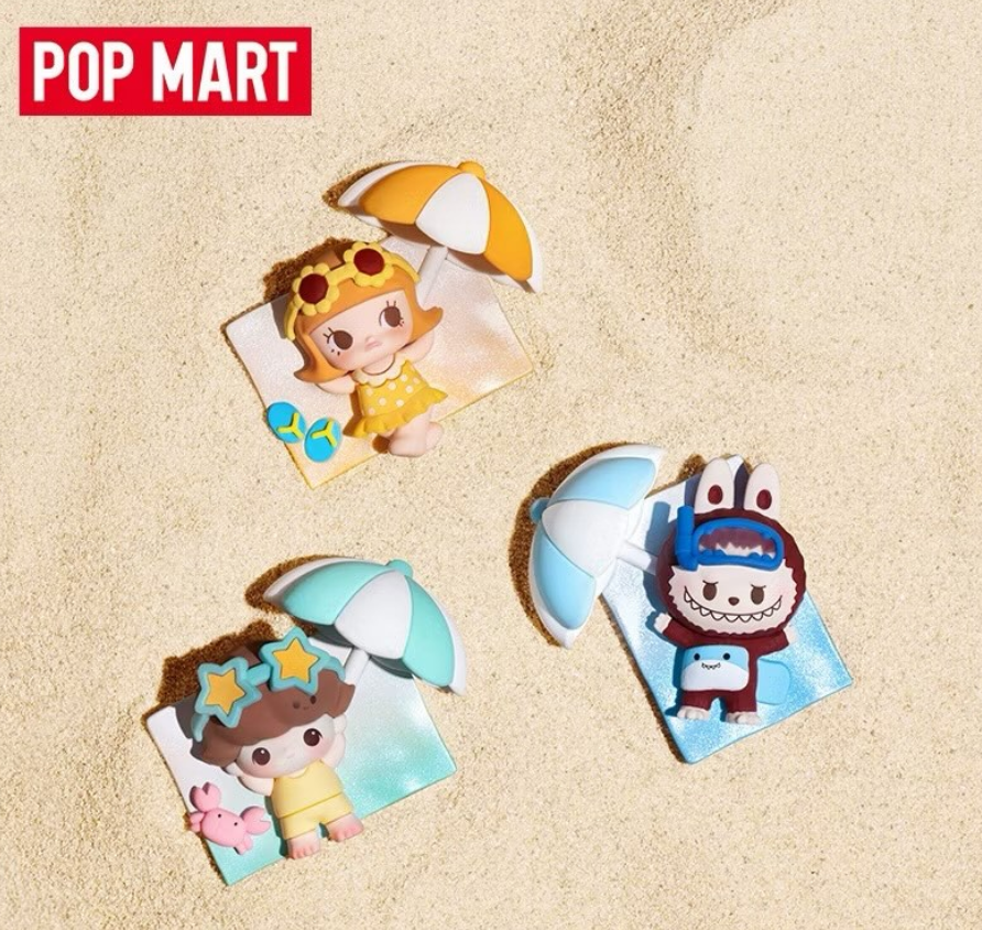 POP MART 海岛度假系列冰箱贴盲盒