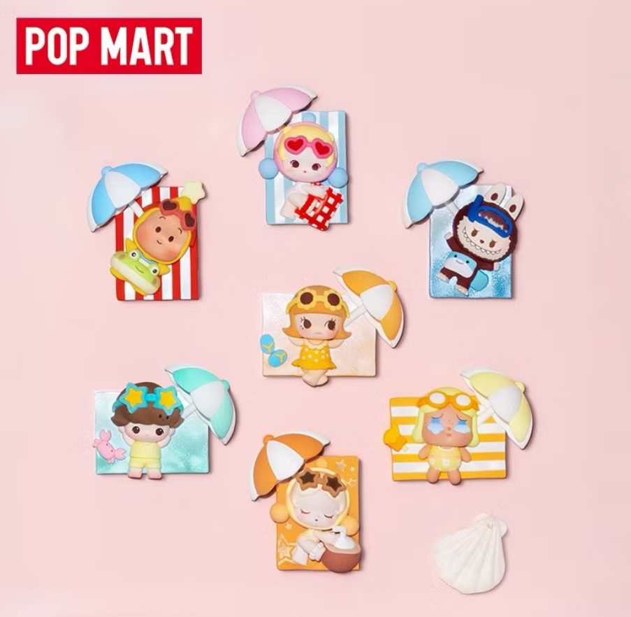 POP MART 海岛度假系列冰箱贴盲盒