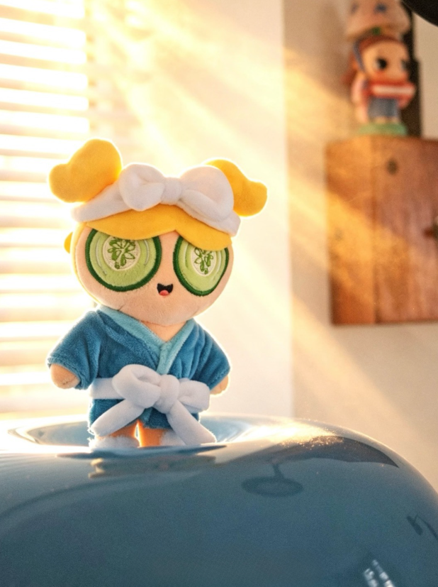 SOAP STUDIO飞天小女警舒适时刻毛绒公仔盲盒挂件