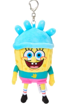 SpongeBob SquarePants Mascot Keyring: Glove World (Japan Limited)