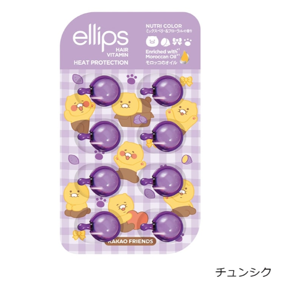 日本ellips X Kakao friends联名限定护发精油（8粒装）-（三款可选）