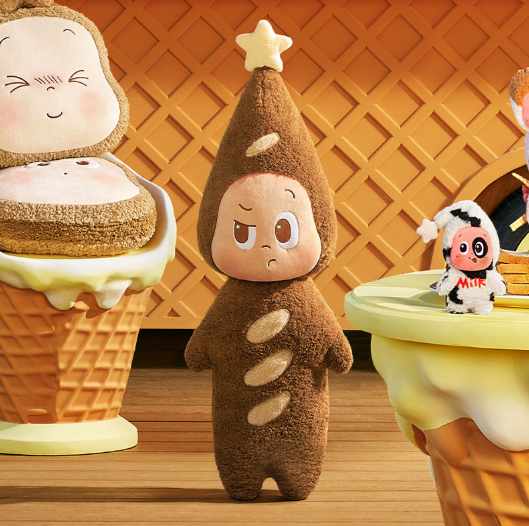 POP MART 星星人欢迎来到月球表面系列毛绒法棍抱枕-100cm
