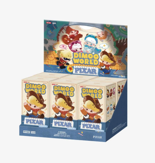 POP MART DIMOO WORLD x PLXAR系列毛绒挂件盲盒