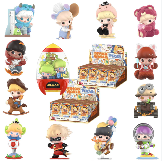 POP MART DIMOO x PIXAR 手办盲盒