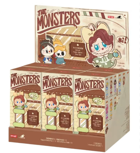 POP MART The Monsters Labubu Hair Salon Series 发光冰箱贴盲盒