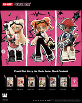 POP MART Peach Riot Carry the Music Series Block Pendant