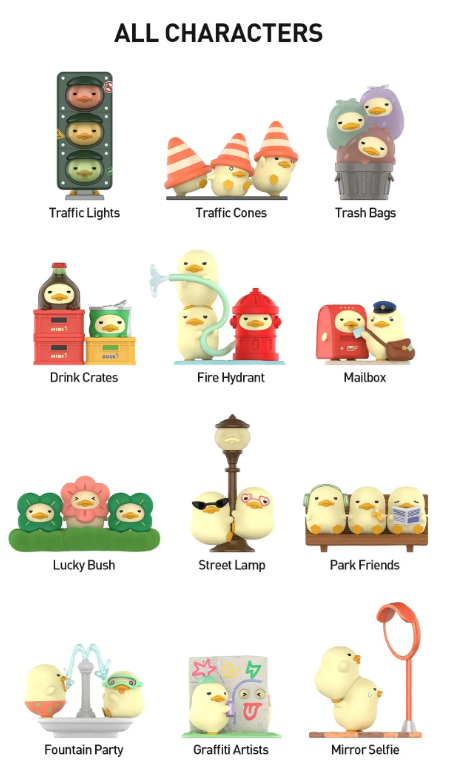 POP MART mini DUCKOO Citywalk系列盲盒
