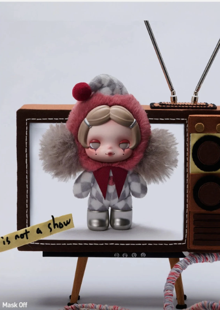 POP MART x θ Skullpanda Off Mode Series毛绒挂件盲盒