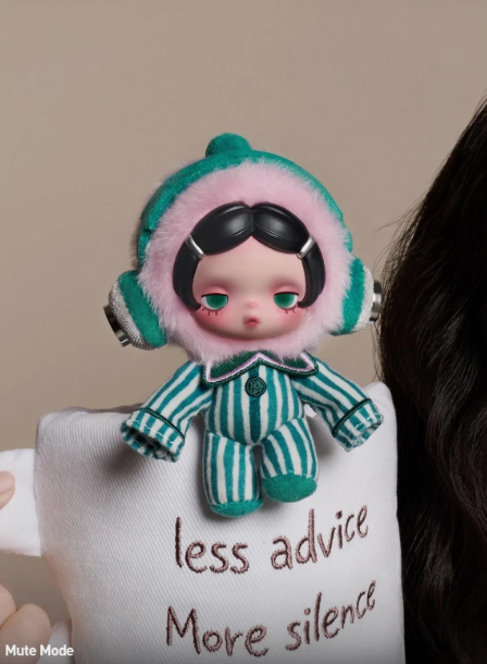 POP MART x θ Skullpanda Off Mode Series毛绒挂件盲盒
