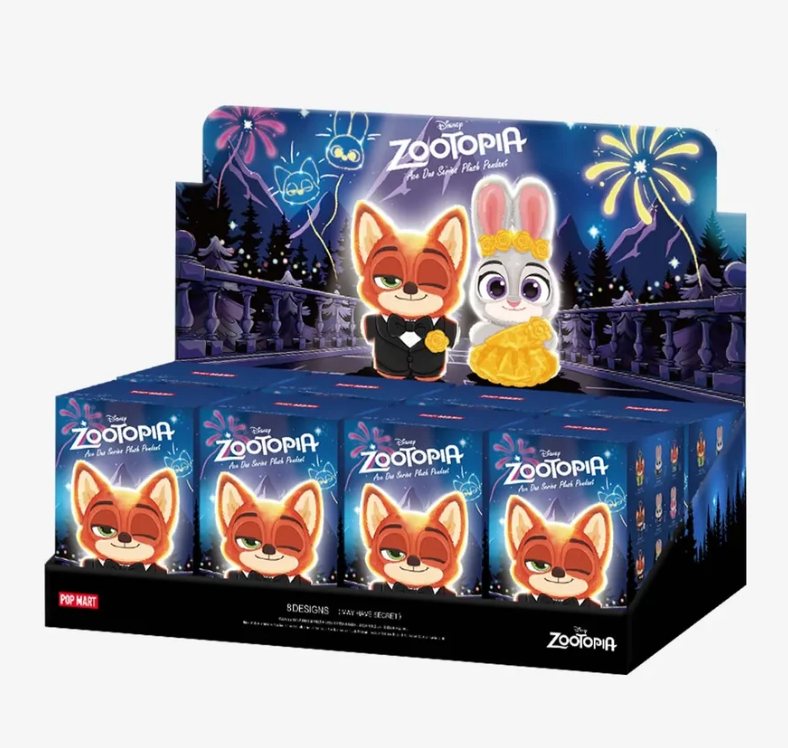 POP MART Zootopia Ace Duo Series Plush Pendant盲盒