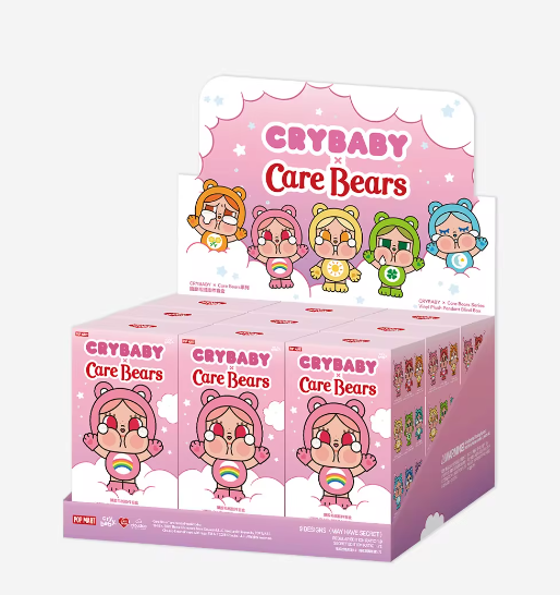 POP MART CRYBABY × Care Bears Series毛绒挂件盲盒