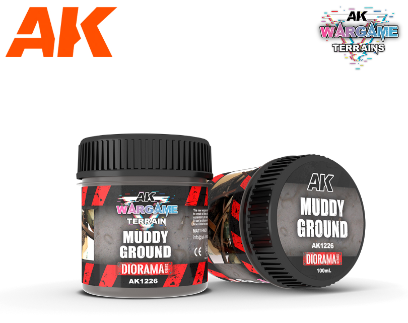 AKI-AK1226 Muddy Ground – Wargame Terrains