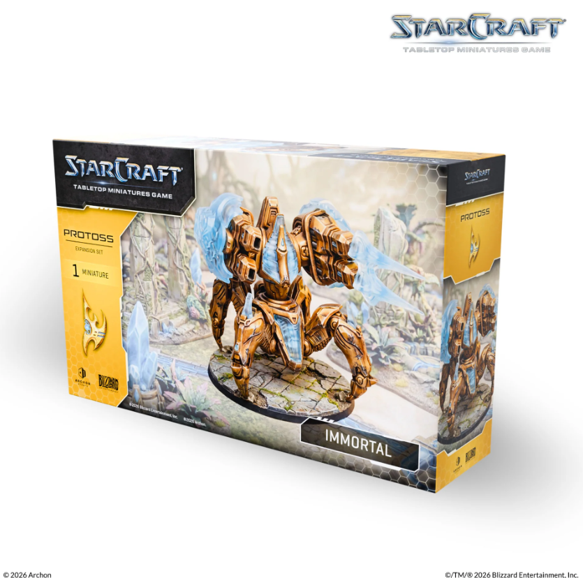 (PRE-ORDER 2026Q4）StarCraft: Tabletop Miniatures Game - Protoss - Immortal Expansion Set