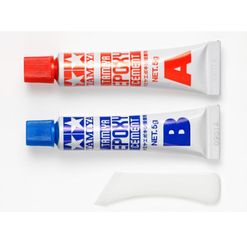 Tamiya Epoxy Cement 87100 Cement Glue (A+B, 10g) for Metal Plastic Model Craft Tools