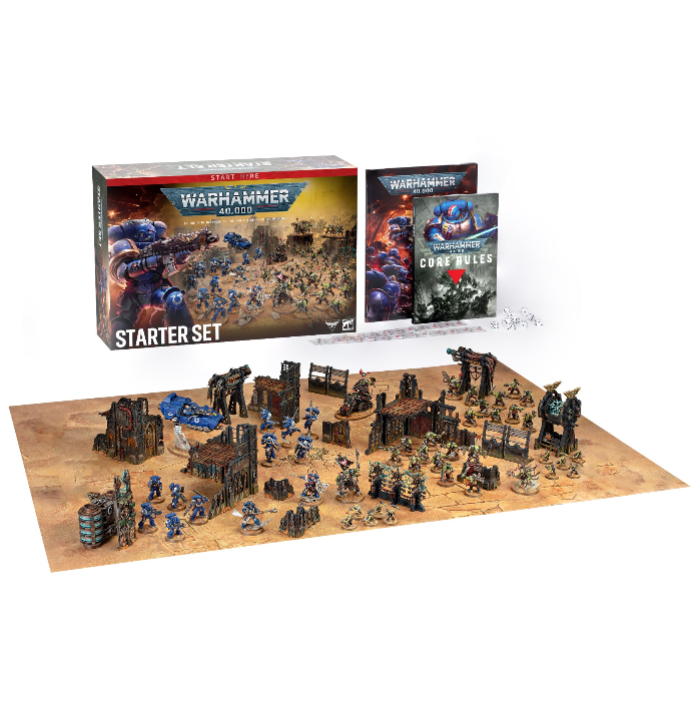 Warhammer 40K - Space Marines - Orks - WARHAMMER 40000: STARTER SET