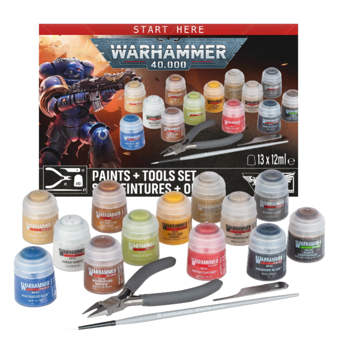 Warhammer 40K - Space Marines - Orks - 40K PAINTS+TOOLS