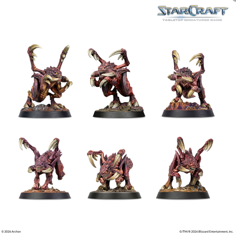 Archon Studio-StarCraft: Tabletop Miniatures Game - Zerg - Starter Set