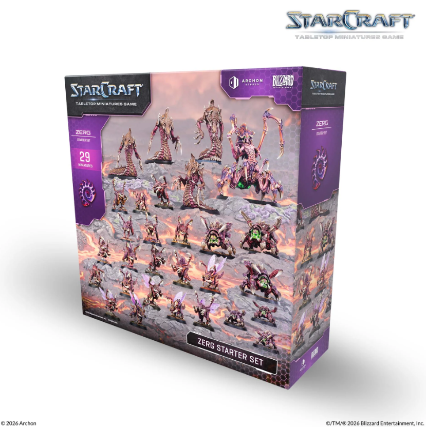 Archon Studio-StarCraft: Tabletop Miniatures Game - Zerg - Starter Set