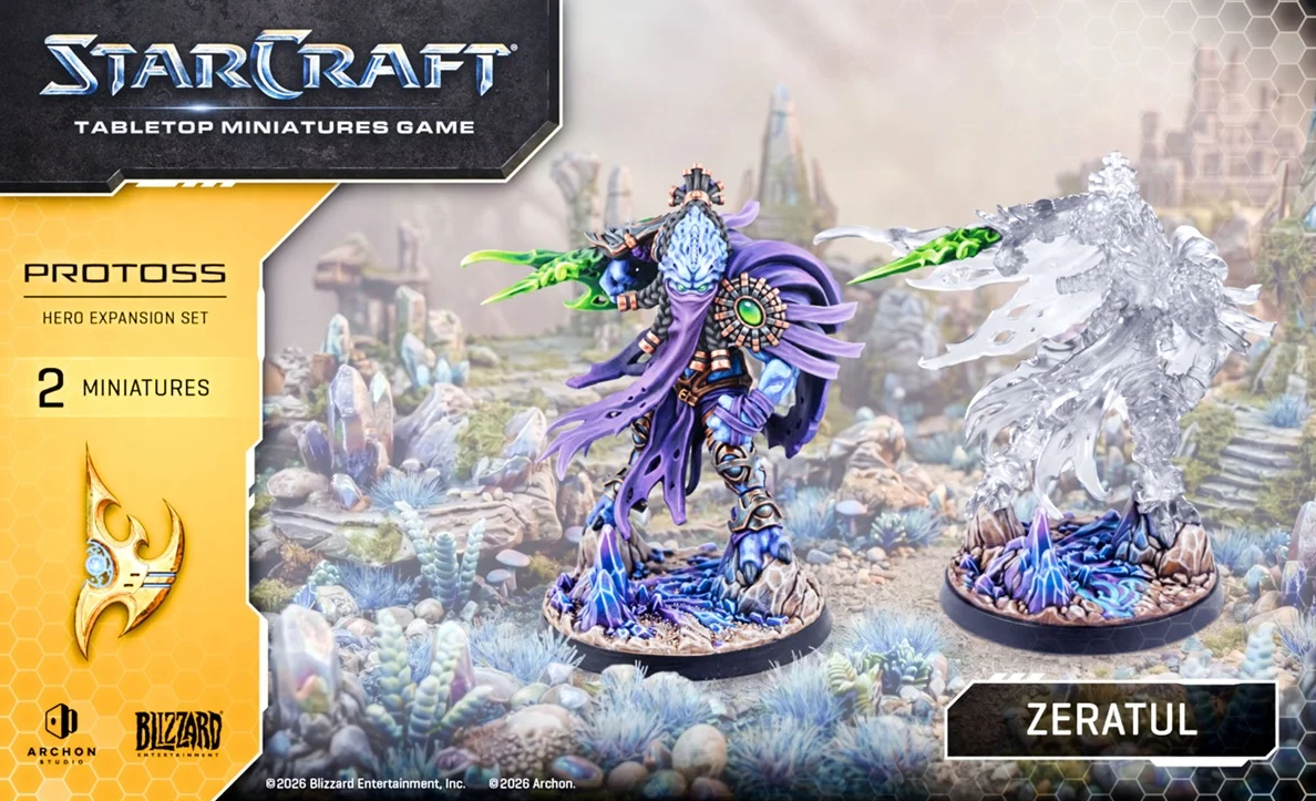 Archon Studio-StarCraft: Tabletop Miniatures Game - Protoss - Zeratul Hero Expansion Set
