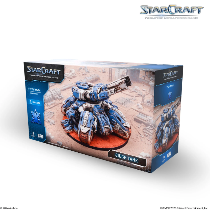Archon Studio-StarCraft: Tabletop Miniatures Game - Terran - Siege Tank Expansion Set