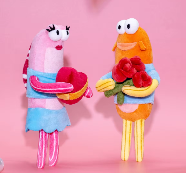POP MART Bikini Bottom Buddies - Romantic Fish Series Plush Pendants