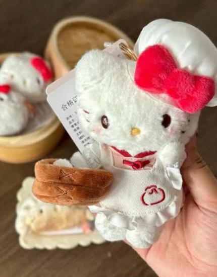 上海限定hello kitty厨师挂件