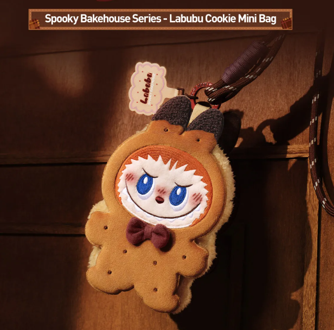 POP MART Spooky Bakehouse Series - Labubu Cookie Mini Bag