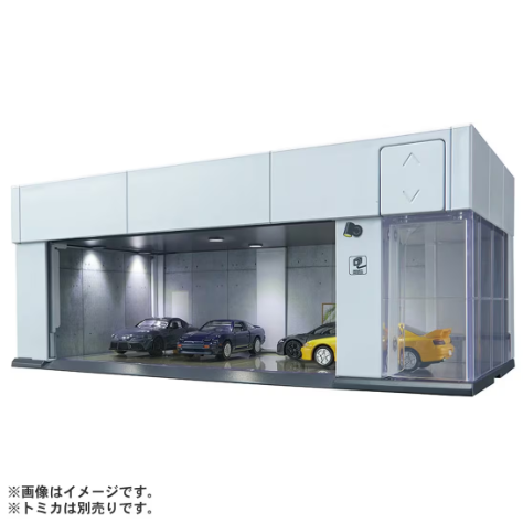 tomica GARAGE SILVER WHITE Standard Edition