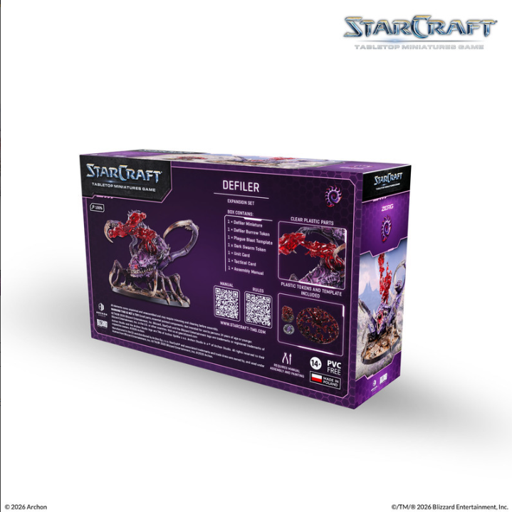 (PRE-ORDER 2027Q1) StarCraft: Tabletop Miniatures Game - Zerg - Defiler Expansion Set