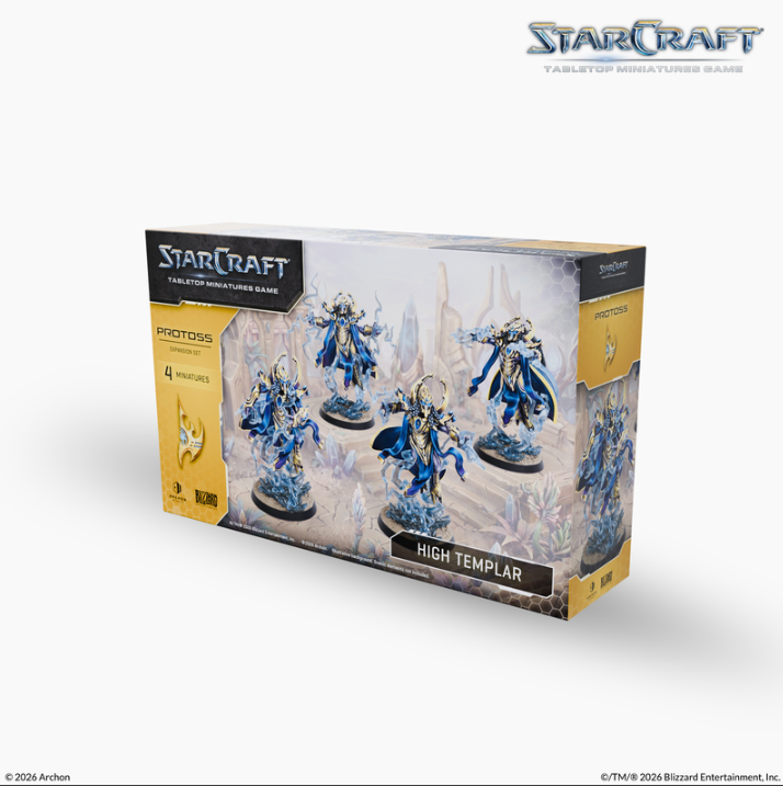 (PRE-ORDER2027Q1) StarCraft: Tabletop Miniatures Game - Protoss - High Templar Expansion Set