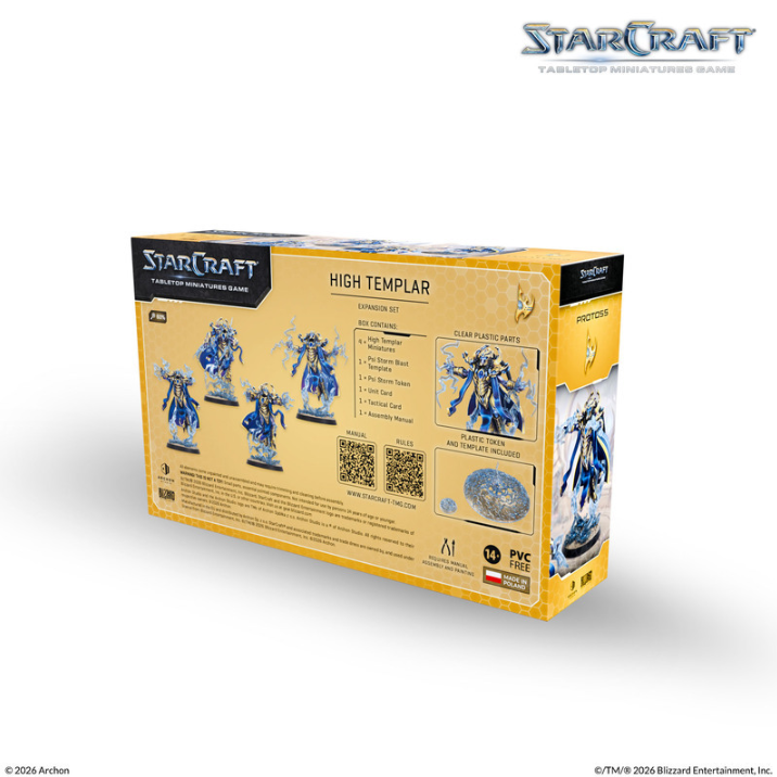 (PRE-ORDER2027Q1) StarCraft: Tabletop Miniatures Game - Protoss - High Templar Expansion Set