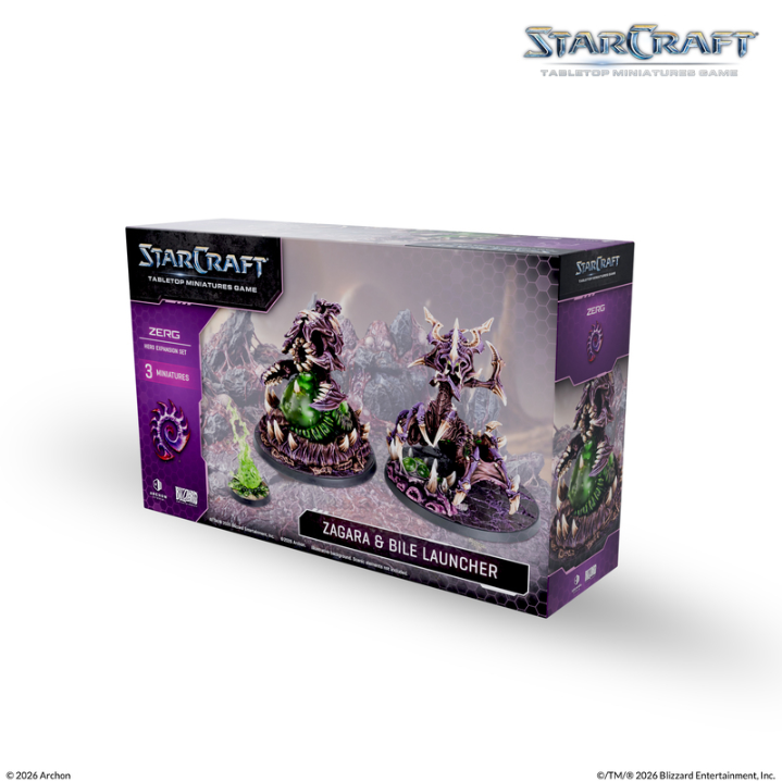 (PRE-ORDER 2027Q1) StarCraft: Tabletop Miniatures Game - Zerg - Zagara Hero Expansion Set