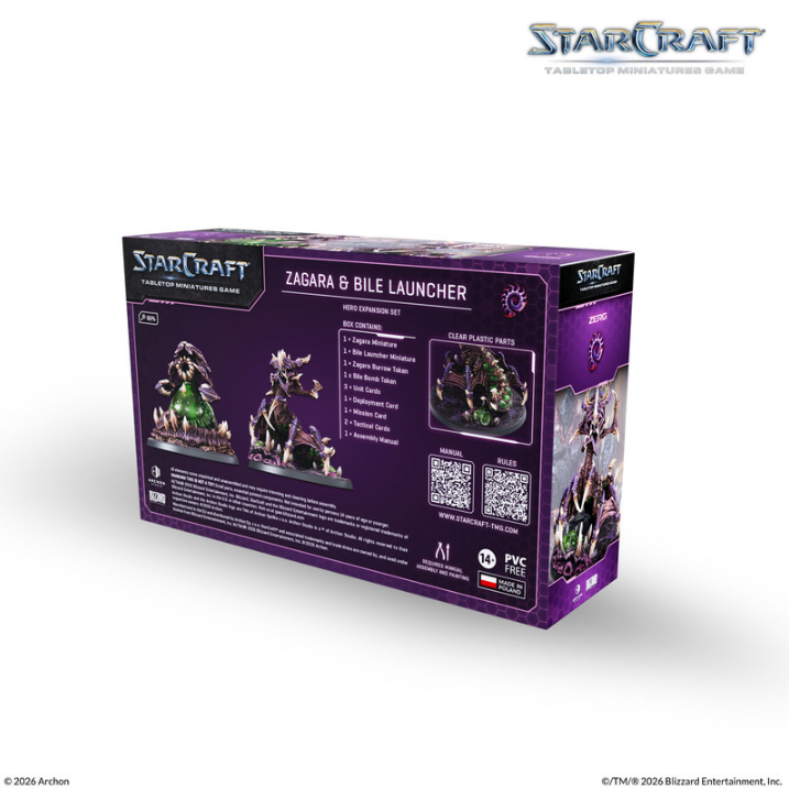 (PRE-ORDER 2027Q1) StarCraft: Tabletop Miniatures Game - Zerg - Zagara Hero Expansion Set