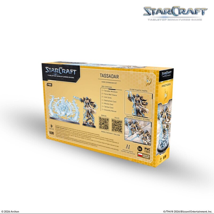 (PRE-ORDER 2027Q1) StarCraft: Tabletop Miniatures Game - Protoss - Tassadar Hero Expansion Set