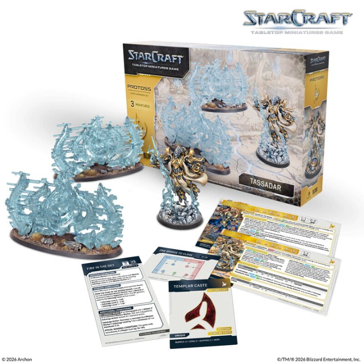 (PRE-ORDER 2027Q1) StarCraft: Tabletop Miniatures Game - Protoss - Tassadar Hero Expansion Set