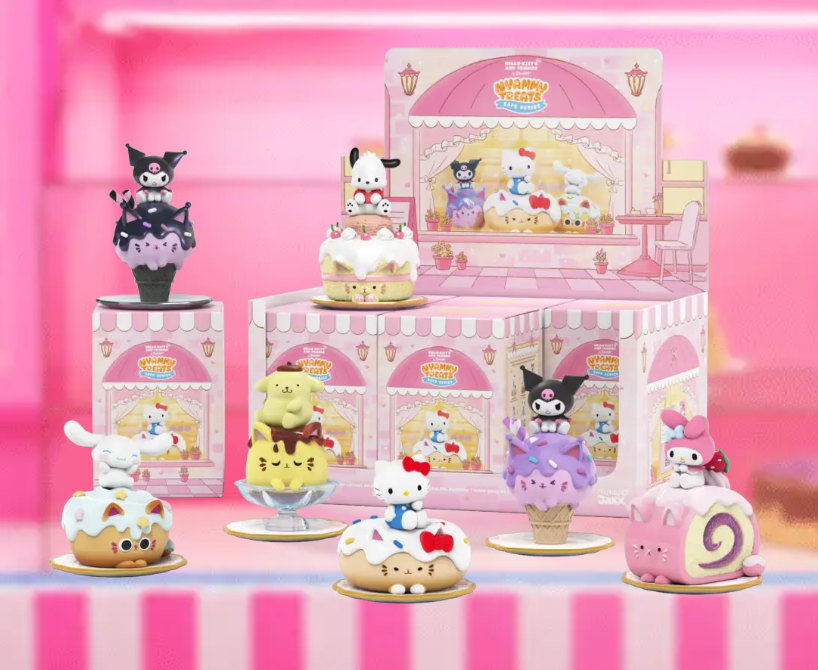 Mighty Jaxx Sanrio 点心喵系列三丽鸥咖啡馆盲盒