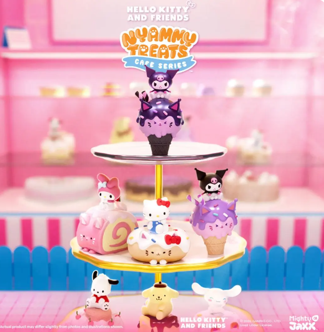 Mighty Jaxx Sanrio 点心喵系列三丽鸥咖啡馆盲盒