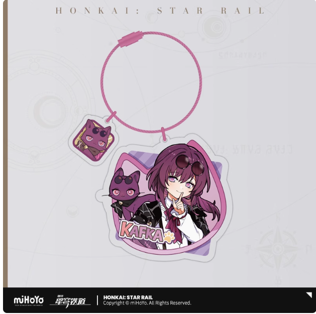 Little Cat Series - Acrylic Pendant - Color Category: Kafka