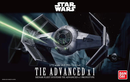STAR WARS 1/72 TIE ADVANCED X1