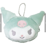 SANRIO Sanrio cute Kuromi small wallet-green 