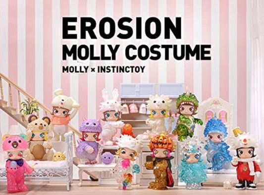 POP MART MOLLY x INSTINCTOY 娃娃装侵蚀系列盲盒
