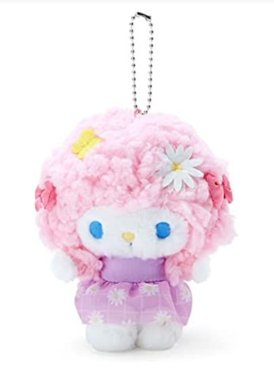 Japan SANRIO Sanrio sweet piano pendant wearing a chrysanthemum skirt