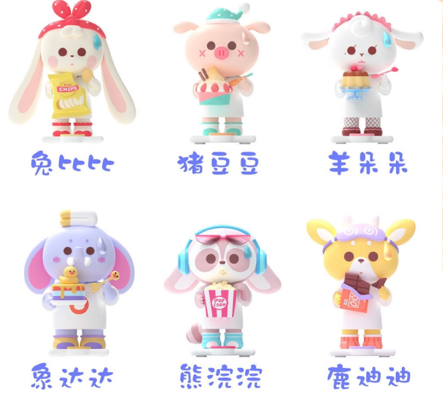 嘻饭实验室西西幼稚园吃吃系列盲盒