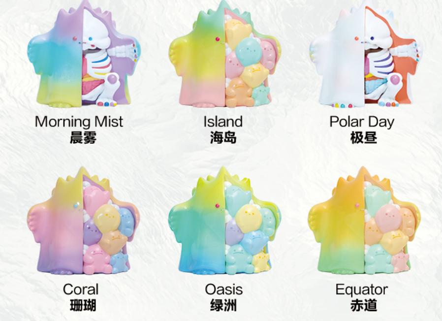 pop mart YUKI进化论系列